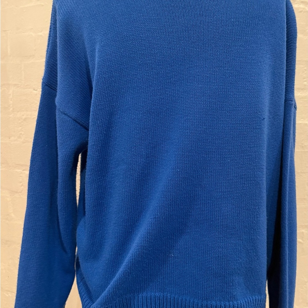 525 America Clouds Sweater SET in blue acrylic. Women’s XL - Picture 3 of 4